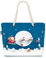 Void Tasche Weihnachtsmann Schlitten Rentiere Rentiere Nikolaus