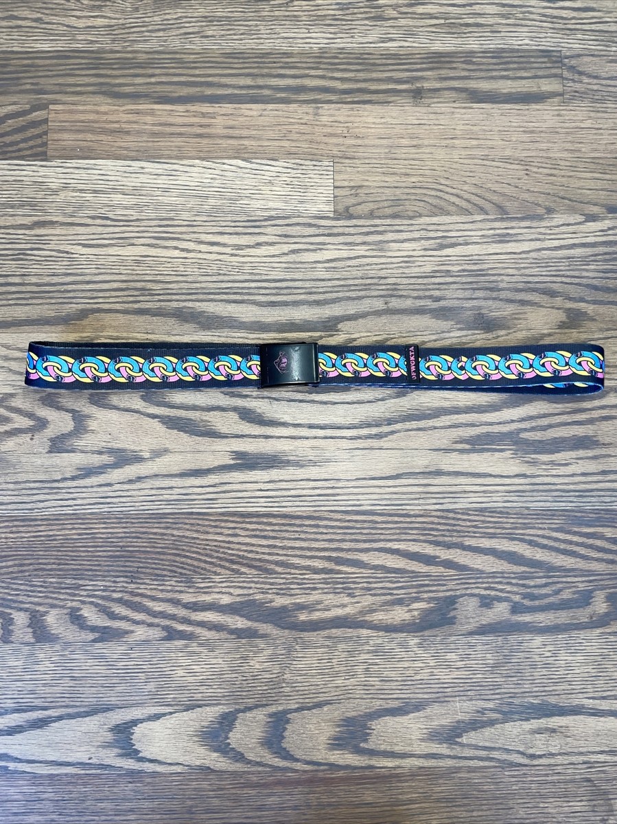 Odd Future Men's Web Belt OFWGKTA Blue Pink Yellow Donuts Odd Future Men's Web Belt OFWGKTA Blue Pink Yellow Donuts