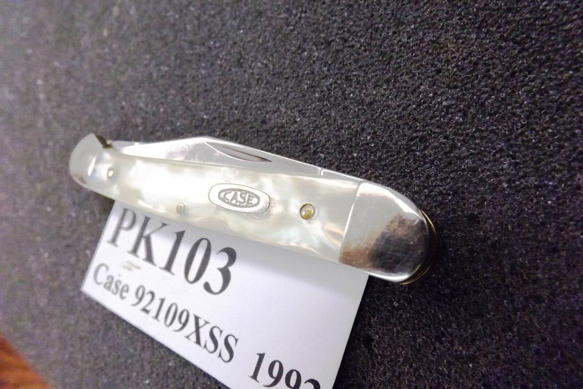 1992 Case Mother of Pearl 2 Blade Pen Knife 92109X SS Mini