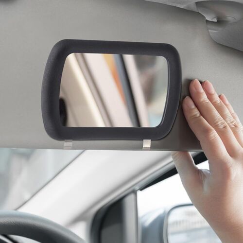 Confezione 2 Specchietti Clip-On Visiera Solare HD Vanity Mirror Universali per Auto, Camion, SUV - Foto 8 di 11