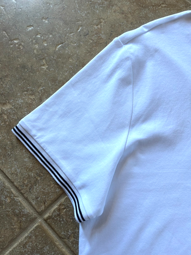 Original Penguin TV Pete Organic Cotton Polo Shirt Mens XXL Bright White $89 NWT - Picture 5 of 8