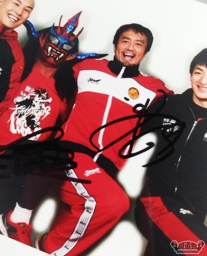Jushin Thunder Liger Taguchi Yagi Narita Autographed Pro Wrestling Picture - Picture 3 of 6