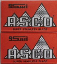 50 ASCO Super Stainless Double Edge Razor Blades