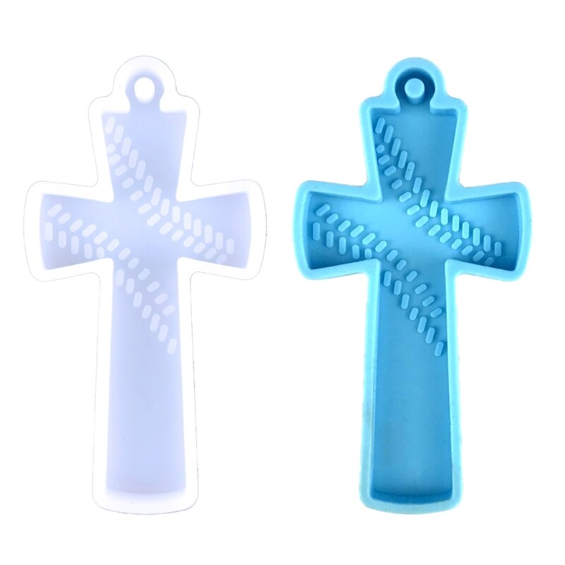 Resin Silicone Mold Necklace Pendant Mold Crucifix Epoxy Casting Mold