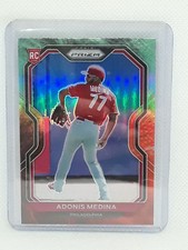 Adonis Medina 2021 Prizm Baseball - Cosmic Haze RC #56 - Philadelphia Phillies