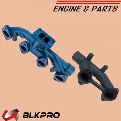 New Exhaust Manifold Long + Short for 8.3 8.9 Cummins 8.3C QSC ISC ISL QSL L8.9