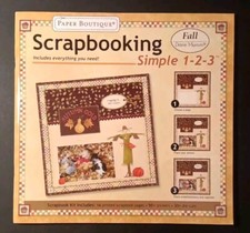 FALL Scrapbook Kit - Paper Boutique Debbie Mumm Simple NEW