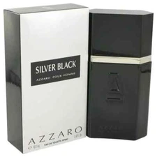 SILVER BLACK Azzaro Pour Homme Eau de Toilette Spray 3.4 oz/100ML NEW SEALED