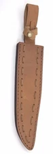 Leather Knife SHEATH 10.5" Fixed Blade With Snap 10677-N