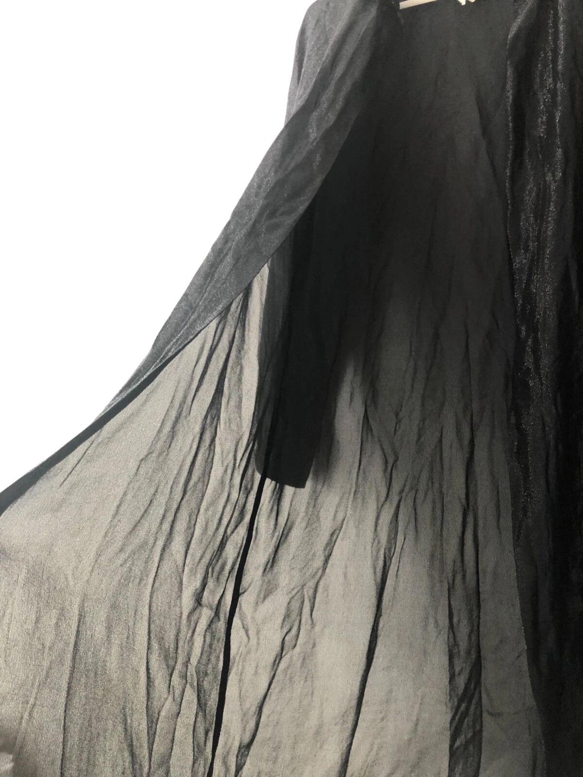 Gianni Versace Istante Miscela Seta Nero Argento Made in Italy Vintage 1973