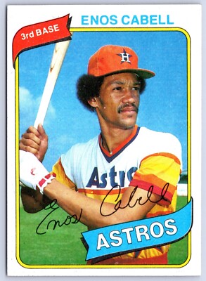 ENOS CABELL 1980 TOPPS 80 NO 385 NRMINT+                  45436