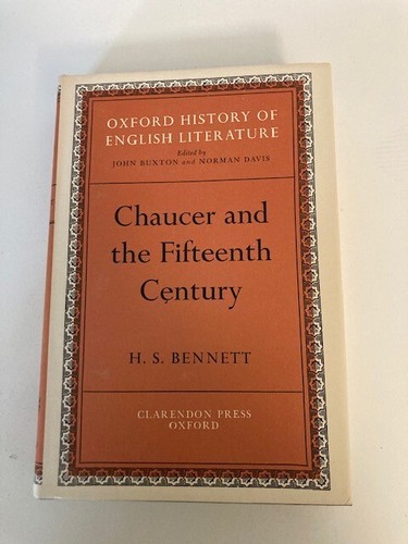 Chaucer and the Fifteenth Century: Oxford History English Lit (1976, HC) vg