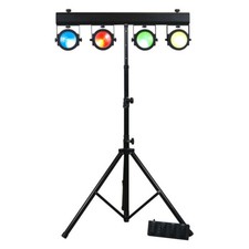 Eliminator Dotz Tpar Sys Plus COB LED Par Wash Light Foot Control Stand SoftCase