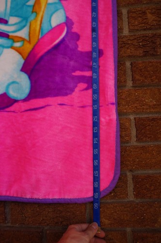 BLANKET Shopkins I LOVE Pink Plush THROW Kids Girls Room Decor Popcorn Cookie - Picture 6 of 12
