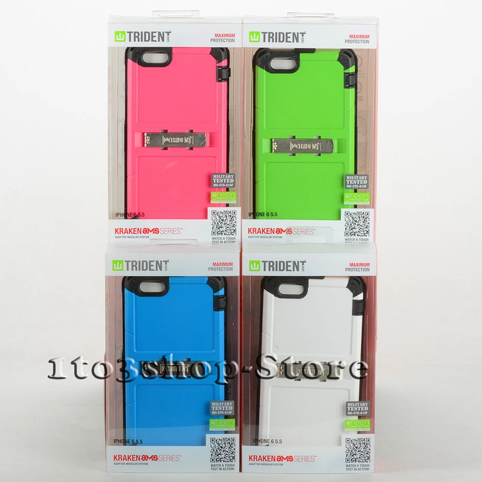 Funda rígida Trident Kraken AMS iPhone 6 Plus y iPhone 6s Plus con funda clip para cinturón Foto 3 de 4