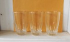 3 vintage juice glasses 4" clear with spears LIbby? — photo 2