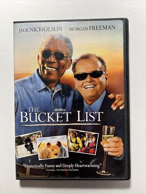 THE BUCKET LIST Jack Nicholson Morgan Freeman  2007 DVD Tested