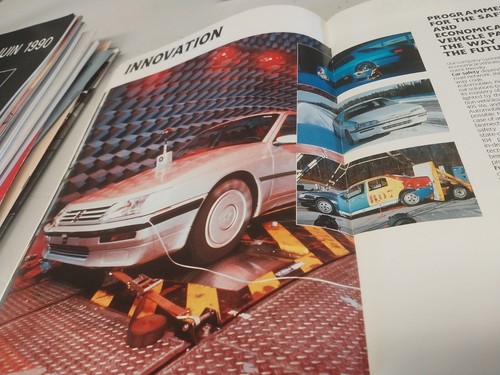 Folleto de ventas original PEUGEOT Corporate Profile 1990 - Imagen 8 de 12