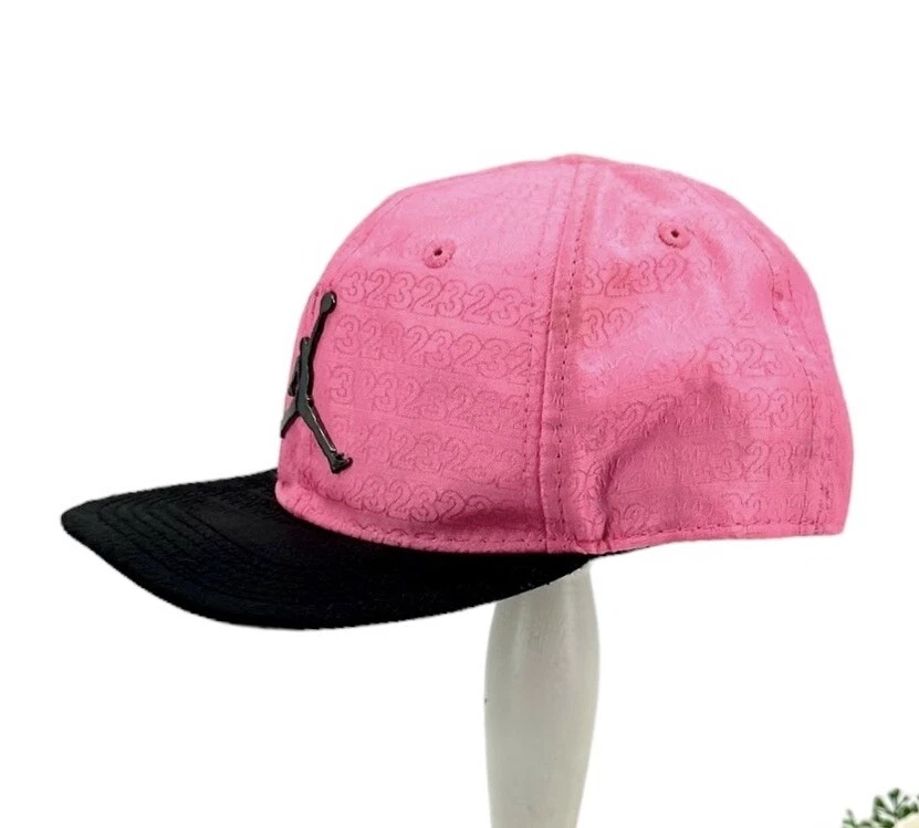 Nike Air Jordan SnapBack Gorra Gorra Niño Niña’s Talla Única Ajustable Rosa Jumpman Foto 2 de 4