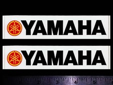 Yamaha Motorcycles - Set Of 2 Original Vintage 1970s Racing Decalsstickers Mx