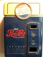 Vintage 1966 Pepsi Cola Vending Machine Coin Counter - Plastic