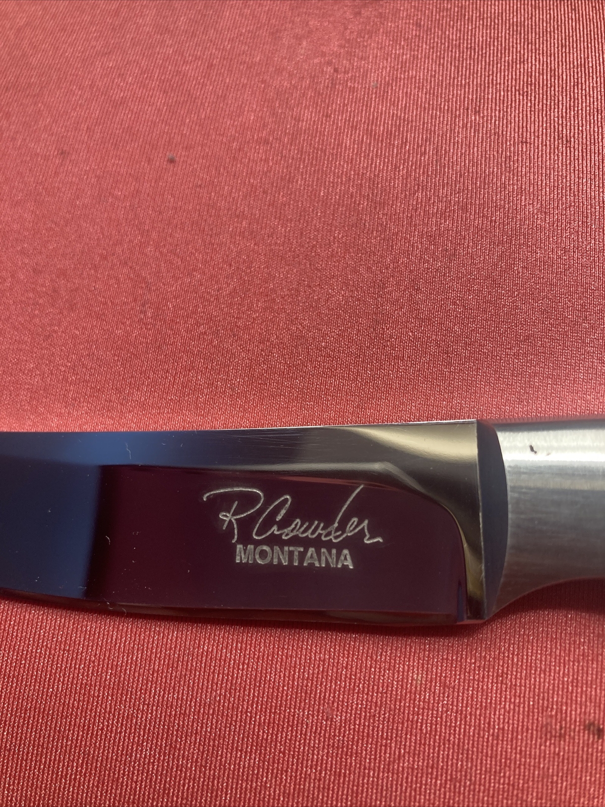 Robert Crowder Montana Stainless Steel Knife eBay