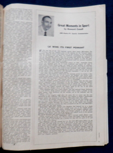 Sport magazine Aug. 1966, Robinson, Butkus, Mathews, Ladd, Nicklaus, Oliva, Ruth - Picture 20 of 21