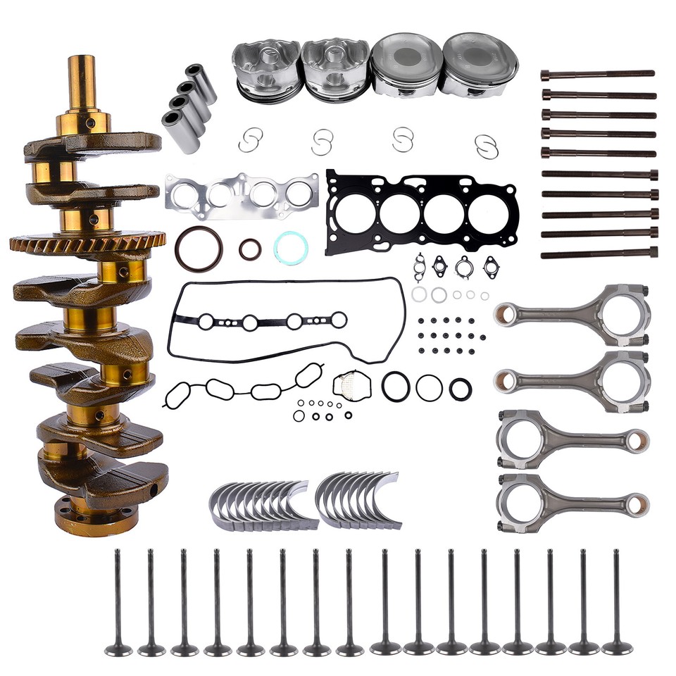 2AZ-FE 2.4L Engine Overhaul Rebuild Kit w/ Crankshaft Rods Timing Kit for Toyota