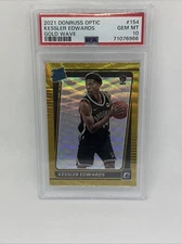 2021 Panini Donruss Optic Gold Wave  Prizm Kessler Edwards Rookie RC PSA 10