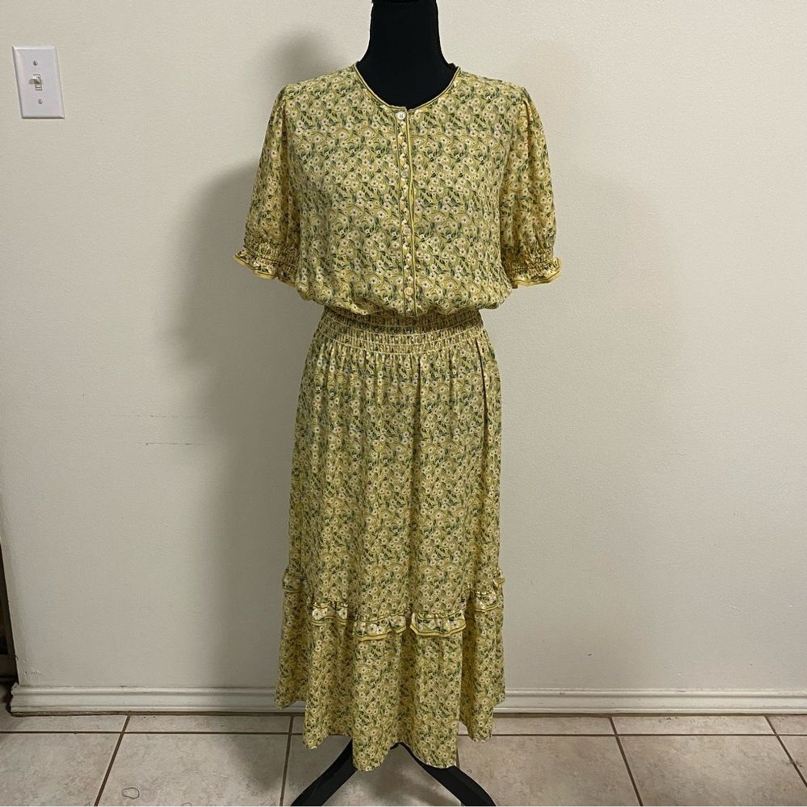 Dress Casual Midi By Max Studio In Black & Cream, Size: S