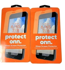 Protect Onn Privacy Glass Screen Protector 6/6s 7/8 iPhone - Set of 2 - New