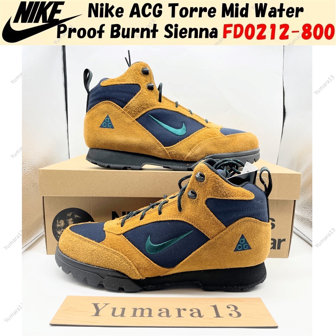 Nike ACG Torre Mid Water Proof Burnt Sienna FD0212-800 Men's Size