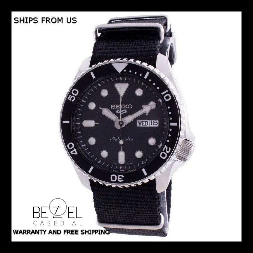 Seiko 5 Sports Style Automatic 24 Jewels SRPD55K3 Nylon Strap