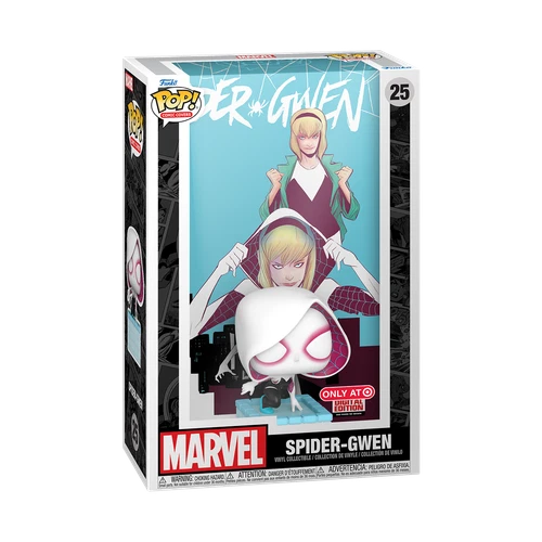 Funko Pop! Comic Book Cover #25 Marvel Spider-Gwen #0 Spider-Man Target New