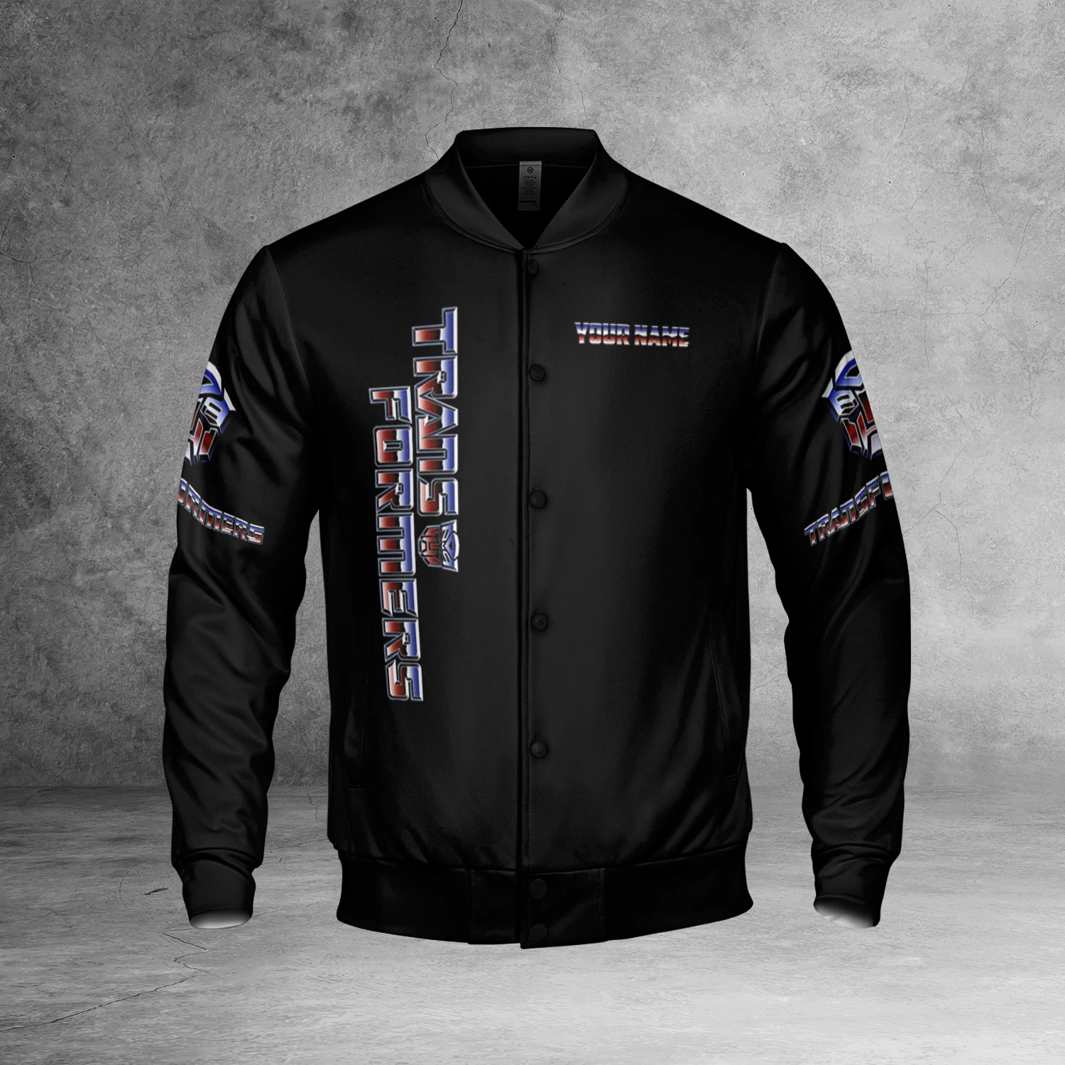 Personalized Optimus Prime Transformers Baseball Jacket for Fans