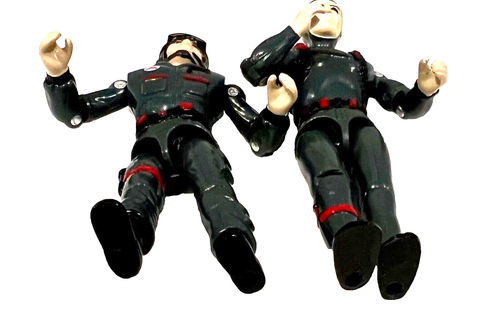 Vintage 1986 Lanard The Corps Gunner O'Grady & Shark Scuba Diver Figure Qty of 2 - Picture 4 of 5