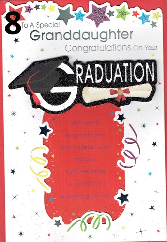 GRADUATION CARD, CONGRATULATIONS, WELL DONE -- Great Selection to choose from - Picture 17 of 50
