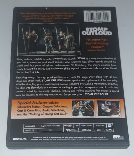 Stomp Out Loud DVD The International Stage Sensation Ex-Rental - Picture 2 of 4