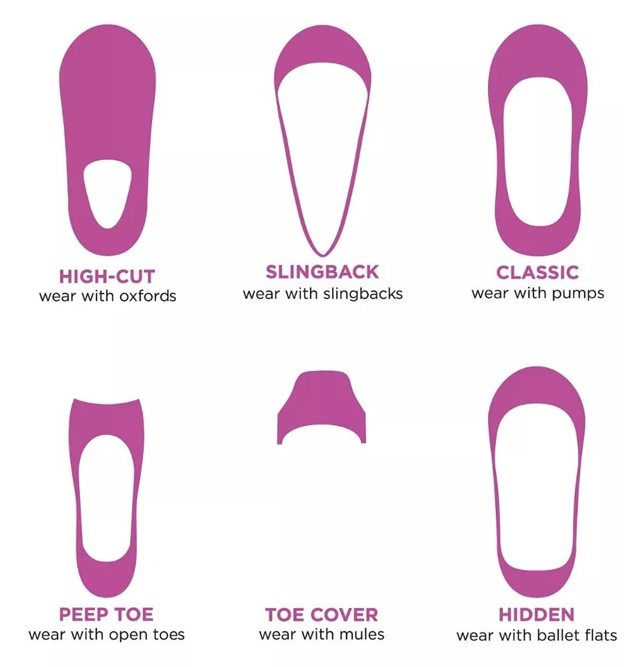 Black  1 Pair Alfani Women's Seamless Non-Slip Heel No-Show Sock Liners no show - Image 3 of 4