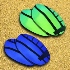 2 Pairs Polarized Lenses Replacement for-Costa Del Mar Brine-Green Violet Blue