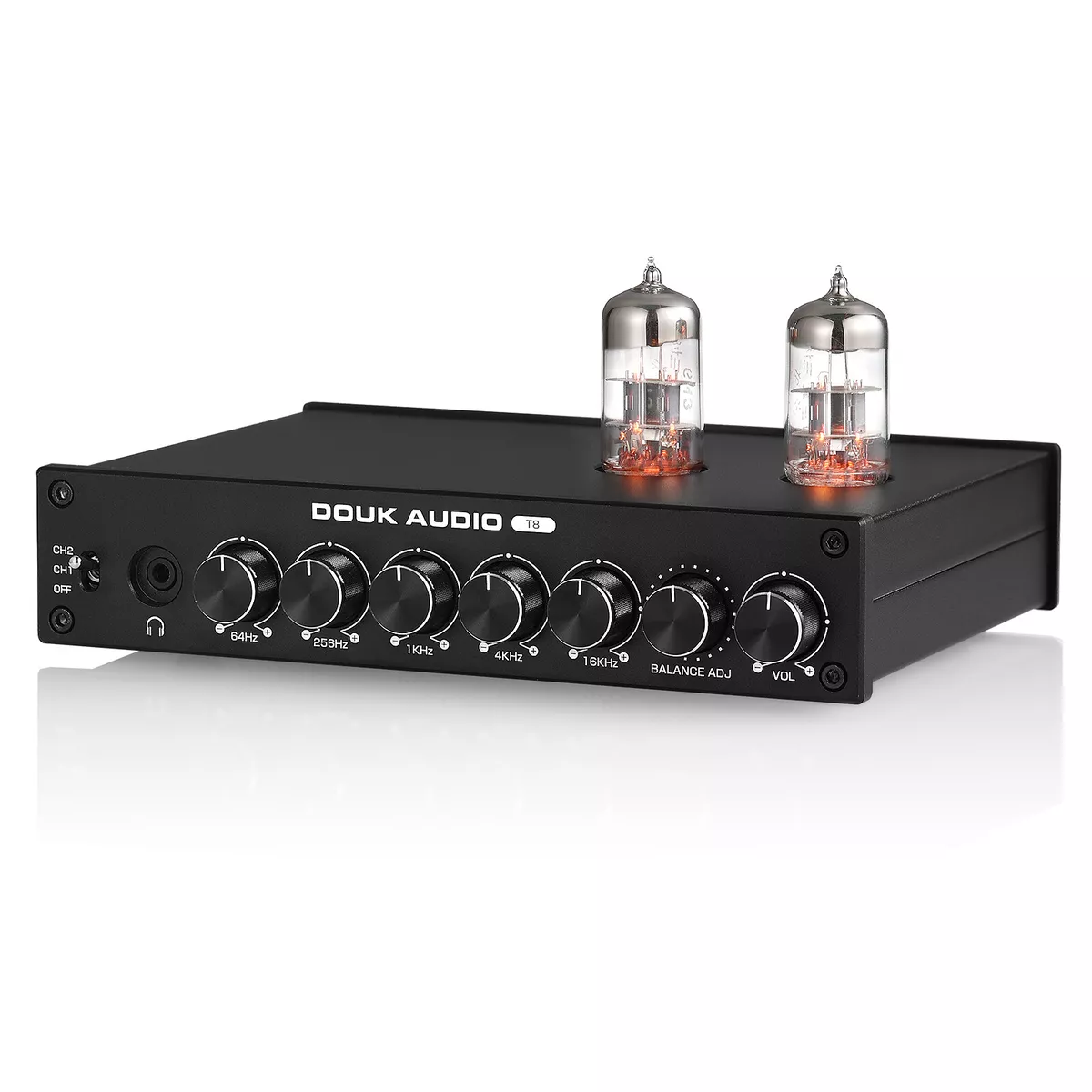 HiFi 5-band EQ Preamp Equalizer XLR Balanced Tube Pre-Amplifier