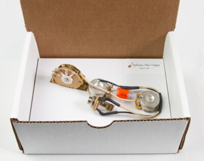 Precision Made Modern Telecaster Wiring Harness-CTS, Switchcraft, Oak/Grigsby