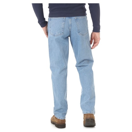 Wrangler Rustler Mens and Big Mens Relaxed Fit Jeans Light Stonewash Size 34X29 - Picture 2 of 4