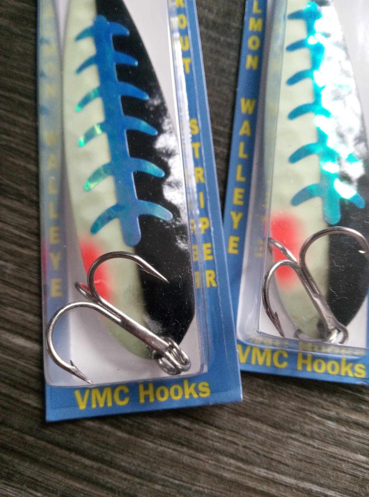 Moonshine Lures 4-1/2" Magnum Spoons Raptor Qty. 2 USA made - Image 2