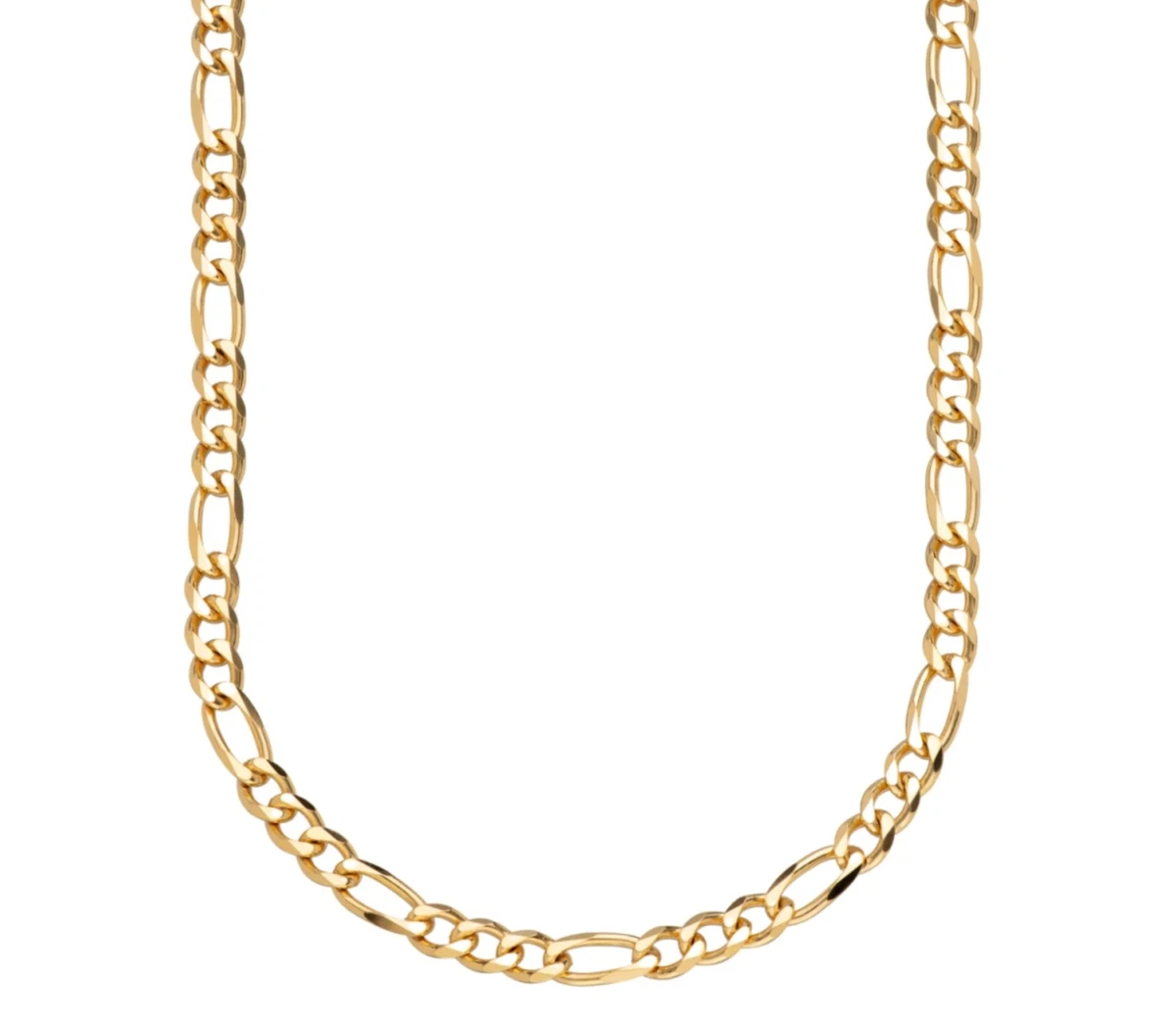 24 inch 2024 figaro gold chain