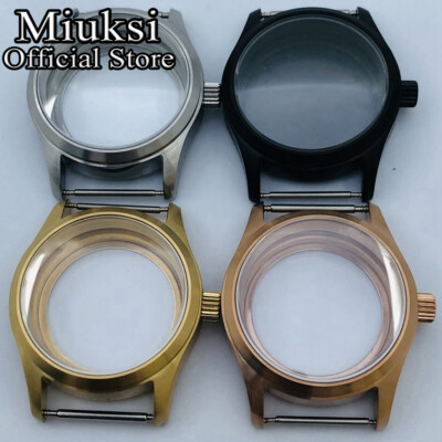Miuksi 36mm/39mm watch case sapphire glass fit NH35 NH36 NH34 ETA2824 PT5000