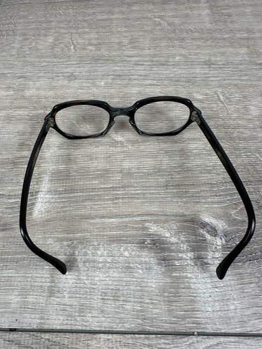 Vtg Zyloware France 5 1/4 Black Nylon Eyeglasses Frames 46-19 - Picture 3 of 7