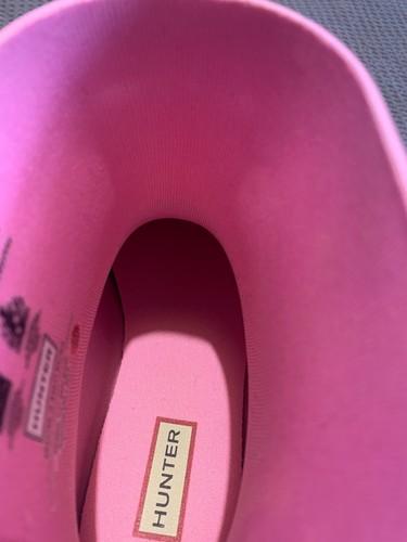 Hunter Pink short Gumboots New - Picture 7 of 9