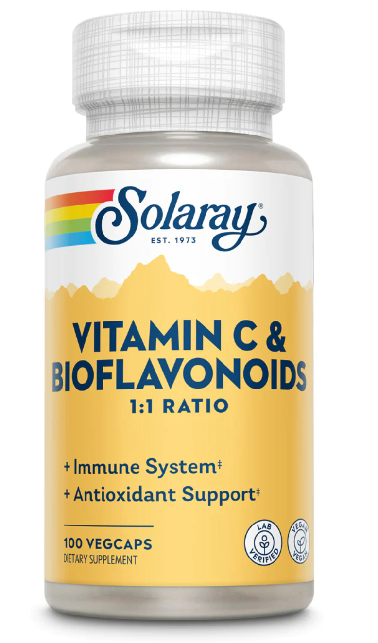 Solaray Vitamin C Bioflavonoids 100 Veg Caps (4432) eBay