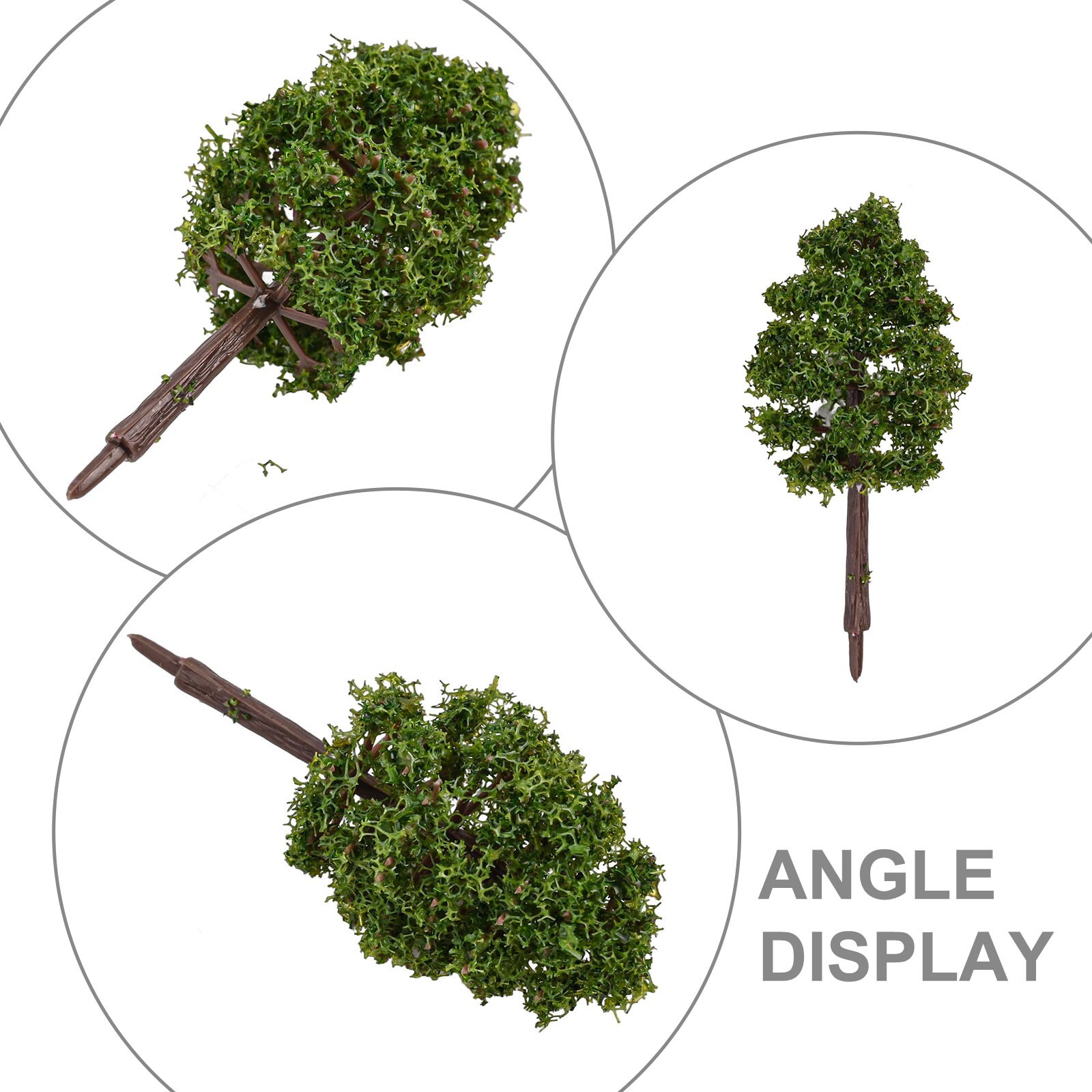 50Pcs Model Trees Train Railroad Landscape Layout Diorama Scale Tree ...